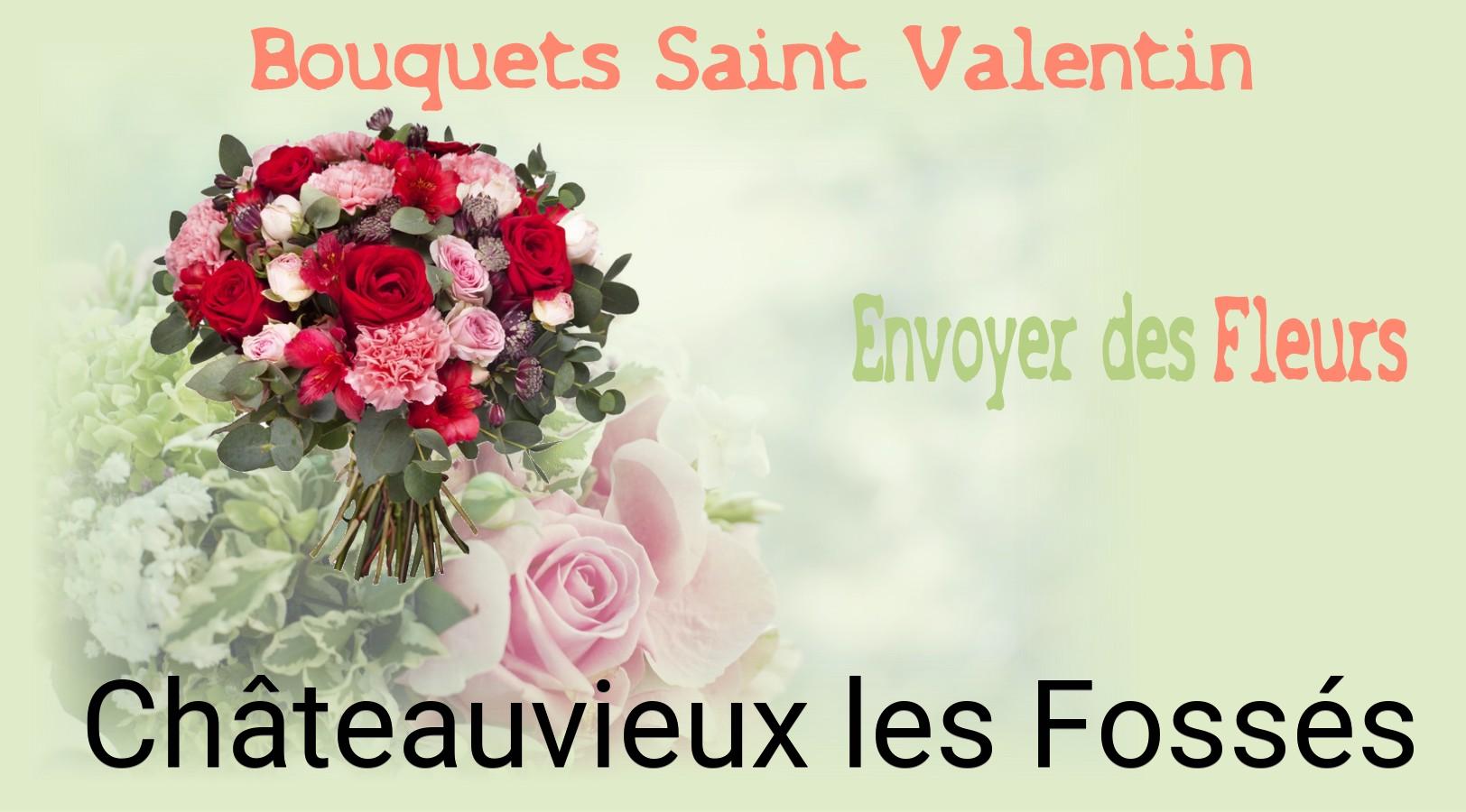 Roses de Saint-Valentin livrées à Châteauvieux-les-Fossés